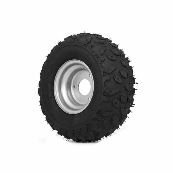 TDR 145/70-6" Wheels for ATV, Go Kart, Buggy, Scooter, UTV, and Quad - 4PR Knobby Tire with 142 lbs Load Capacity 50cc 70cc 90cc 110cc 125cc