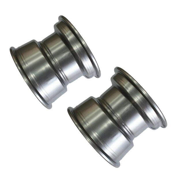 TDR 2pcs 10" Inch Rear Wheel Rim for 22x11-10 Tyres - 4 Studs ATV Quad Dirt Bike Buggy Ride-On Mower 250CC with Valve Fitted