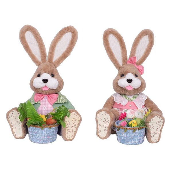 Girl Sitting Bunny 39cm