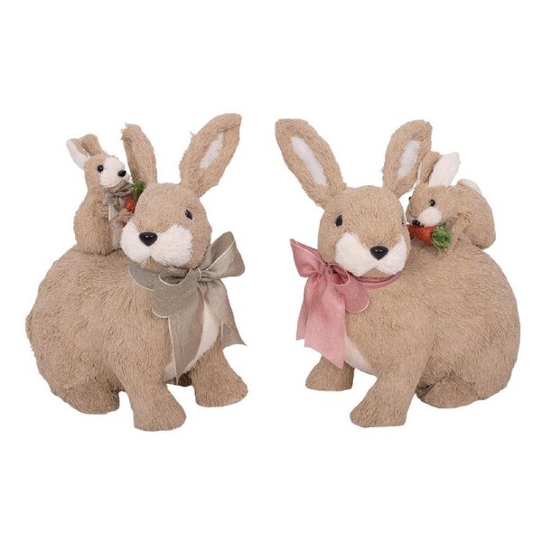 Mummy Bunnies 2Asst 28cm