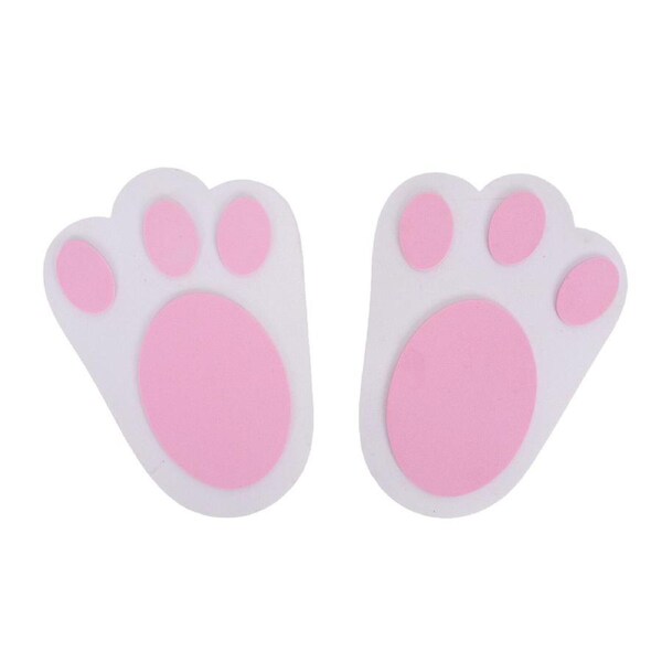 Bunny Foot Print 4pc 15cm