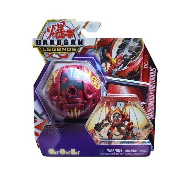 Bakugan Legends Deka Dragonid x Tretorous + BakuCore + Card Age 6+