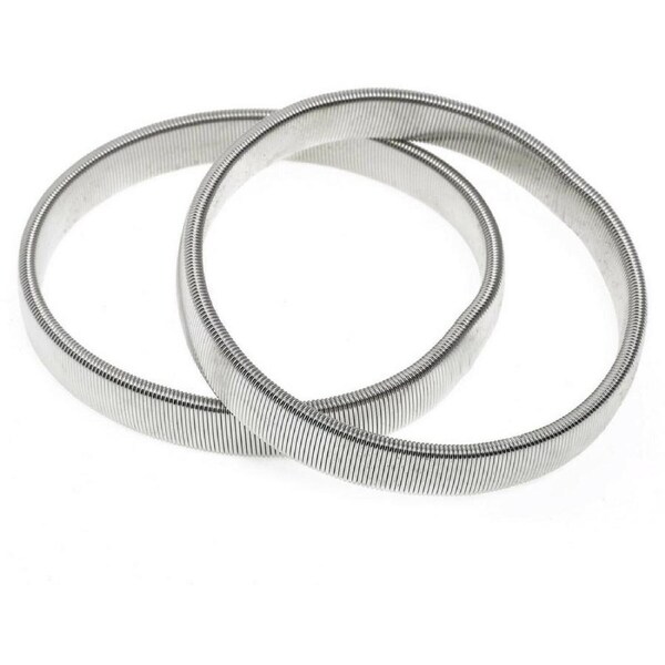 1 Pair Silver Elastic Armbands Shirt Sleeve Holders Men Ladies Gift Fashion