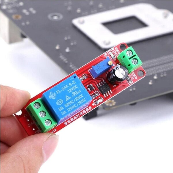 Monostable Switch Relay Module Adjustable Delay Timer 12V NE555