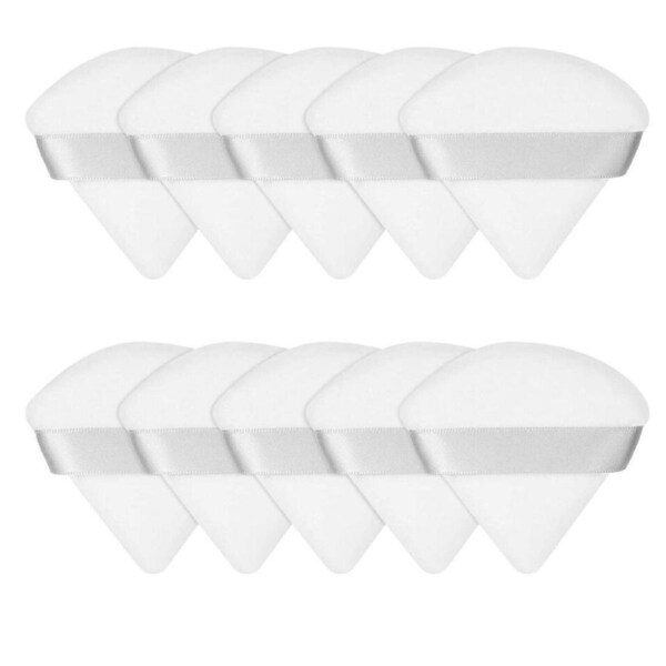 Powder Puff Cotton Sponge Make Up Tool Cosmetic Triangle Mini MakeUp White