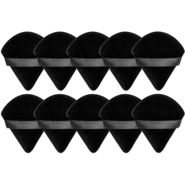 Powder Puff Cotton Sponge Make Up Tool Cosmetic Triangle Mini MakeUp Black
