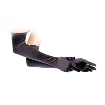 chinese dress ladies Fancydresswale Gloves for women for parties, long colourful satin   fancydresswale.com