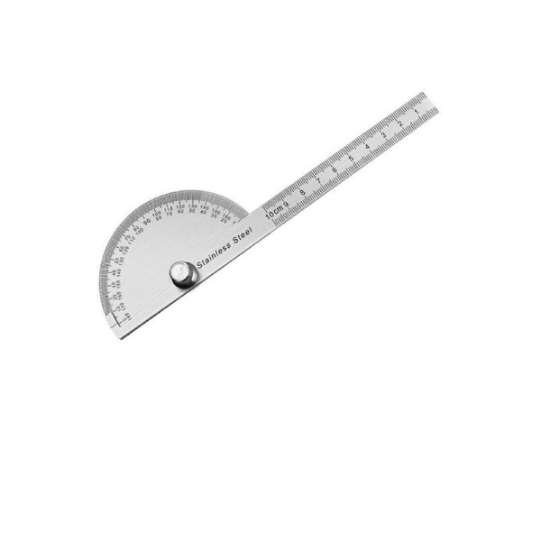 Arm Measuring Gauge Ruler Protractor Angle Finder 180 Degree Stainless Steel