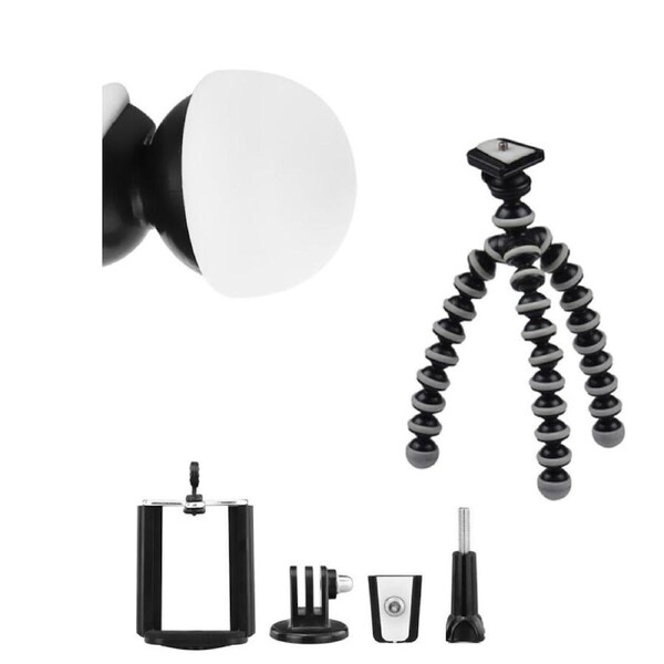 Medium iPhone Samsung 3 in 1 Universal Phone Mount Flexible Octopus Tripod