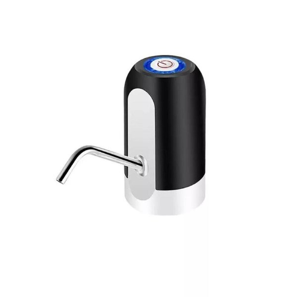 Black Drinking USB Button Electric Water Bottle Pump Dispenser
