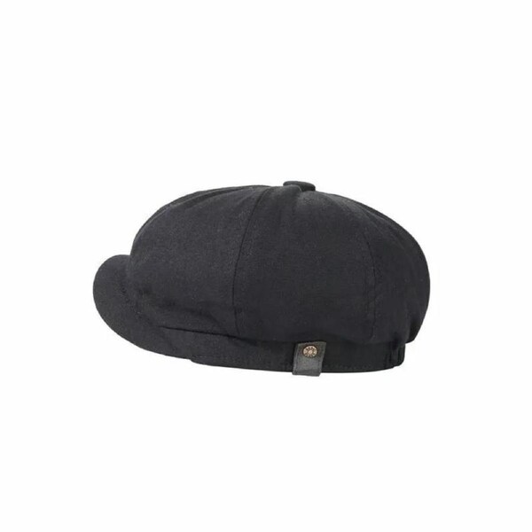Black Beret Driving Hat Peaky Blinders Baker Mens 8 Panels Newsboy Flat Cap