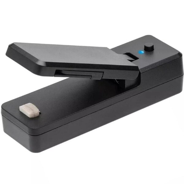 Black Food Sealer Plastic Bag Portable Mini Heat Sealing Machine Rechargeable