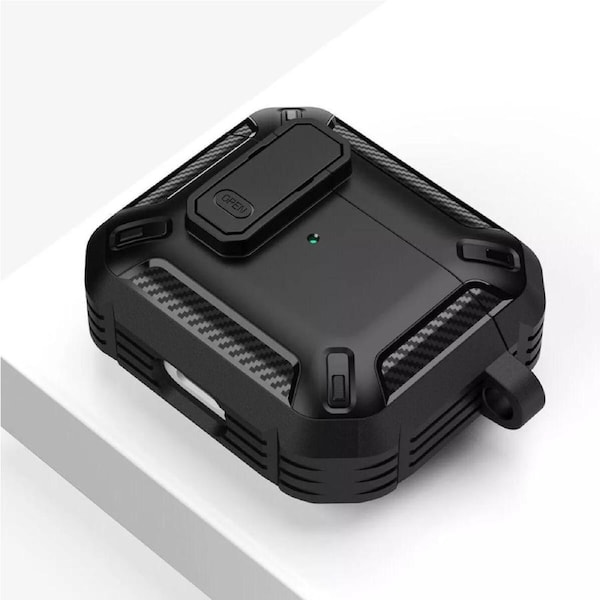 Black&Black Airpods Pro Heavy Duty Shockproof Cover Apple Case Armor Earphone