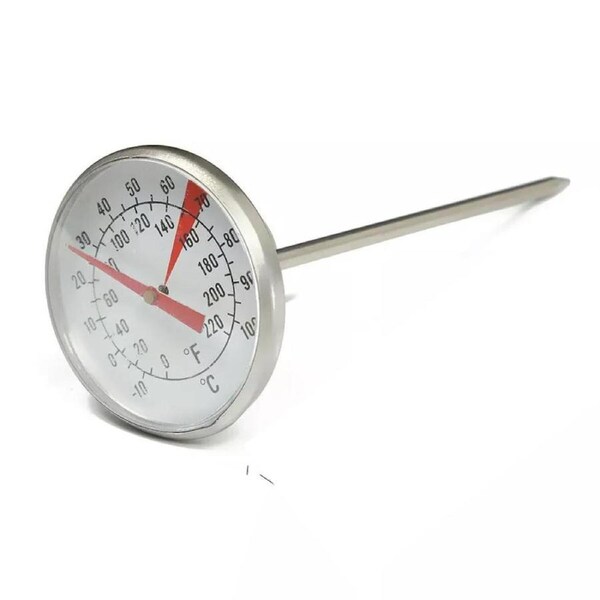 Stainless Steel Temperature pan Clip Milk Coffee Probe Thermometer Maker