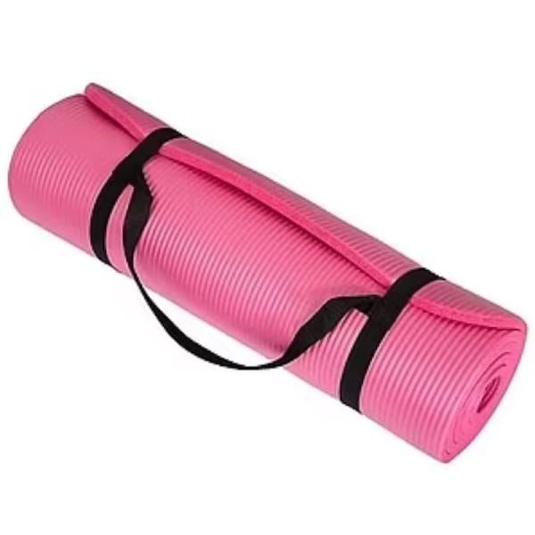 15MM Thick NBR Nonslip Exercise Pink Yoga Mat Fitness Pilate Gym