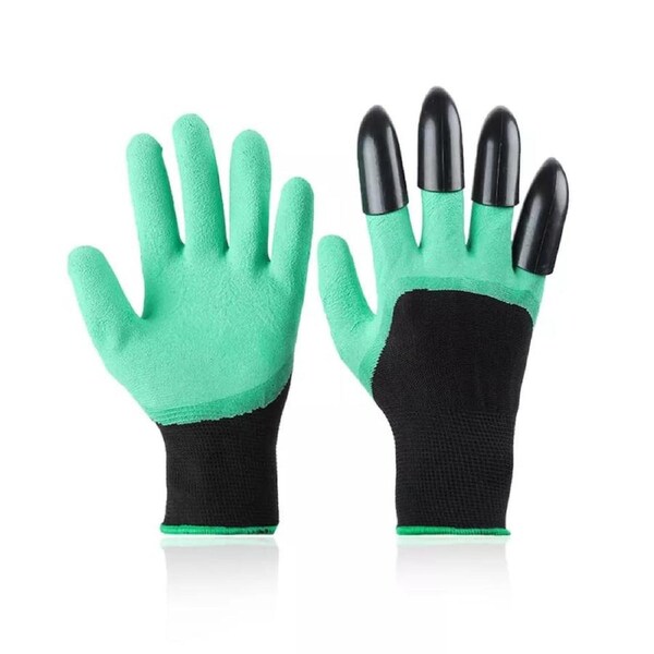 1 PAIR Weeding Grip Women Men Garden Gloves With Claws Outdoor Digging