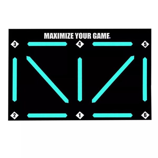 90x60cm Football Mat Training Sport Carpet Socks Non Slip Adults