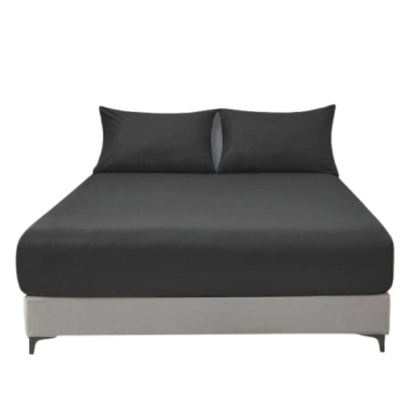 2200TC Single Fitted Sheet Set Hotel Ultra Soft Sheet & 2pcs Pillowcases