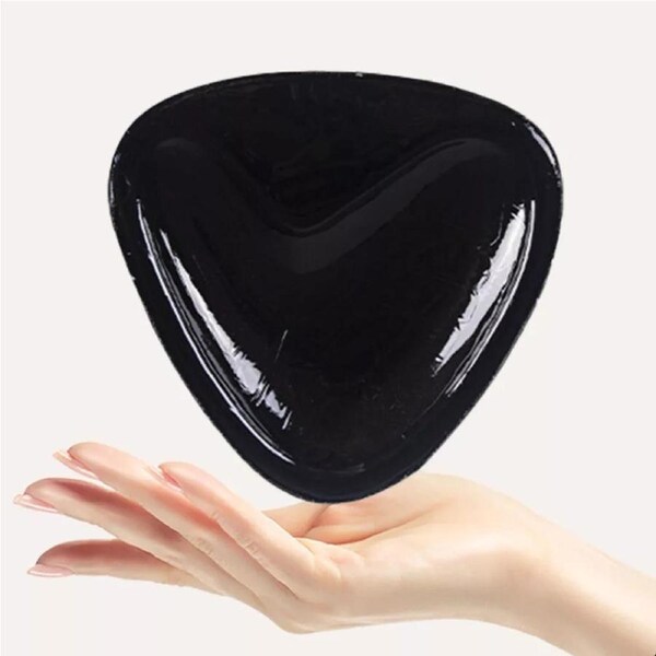Waterproof Silicone Self Adhesive Bra Small Double Sided Sticky Black Bra