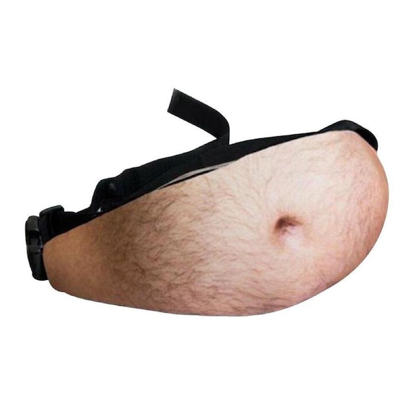 Belt Bum Bag Leather Dad Bod Waist Hairy Beer Fanny Pack Pouch Fat Belly