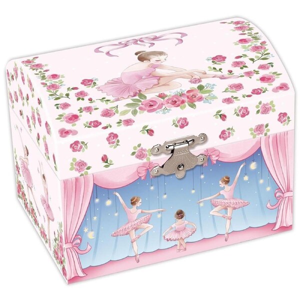 Kaper Kidz Rosabella Ballerina Dome Music Box Kids/Children Musical Toy 3y+