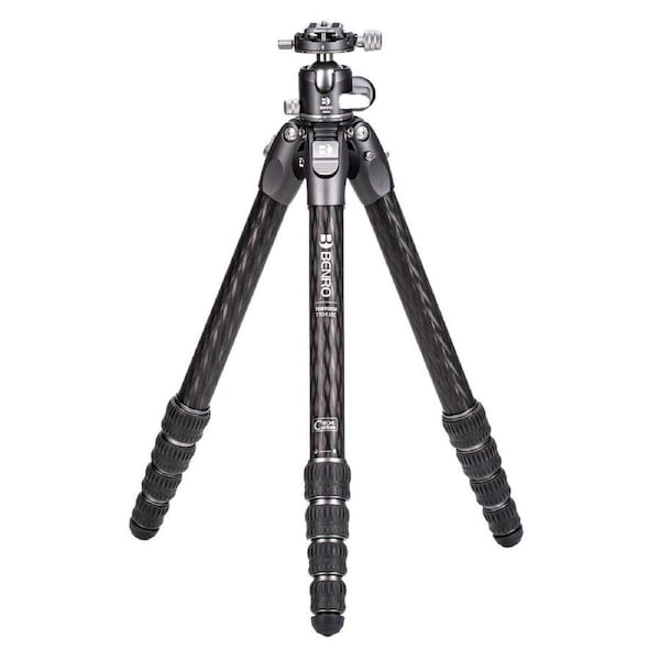Benro Tortoise 35C Carbon Fibre 5 Section Photo Tripod GX35 Ball Head 156cm