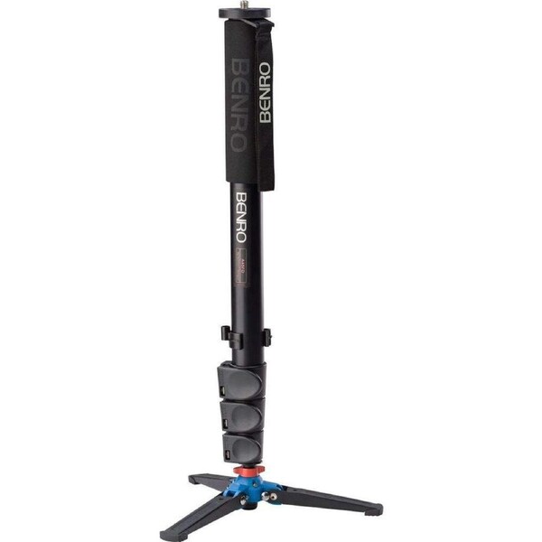 Benro A48FD Aluminium Monopod VT2 3-Leg Base w/ Flip Lock & Carry Case 69cm
