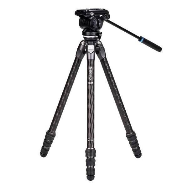 Benro Tortoise 24CLV Carbon Fibre Photo Video Tripod Kit w/ Twist Lock 159cm