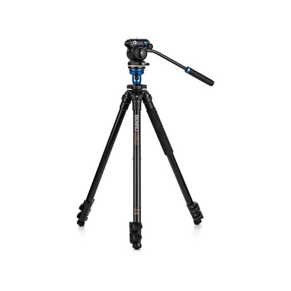 Benro A1573F Series 1 Aluminium Video Tripod Kit S2PRO Head w/ Flip Lock 39cm