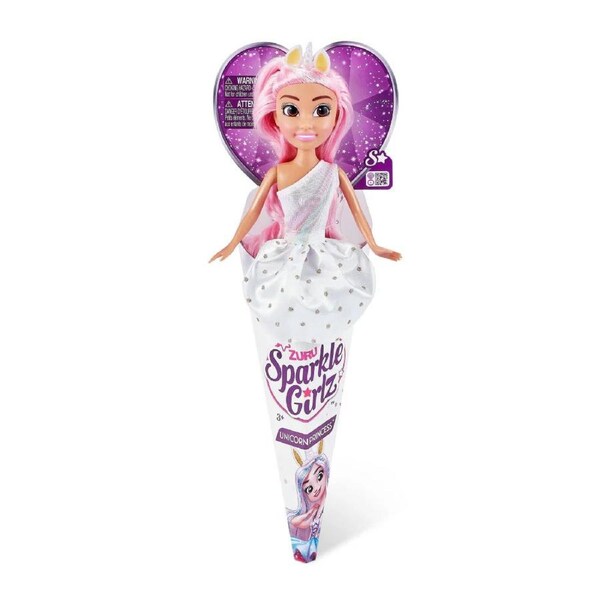 Zuru Sparkle Girlz 10.5'' Unicorn Princess Doll Toy Kids Fashion Assorted 3+