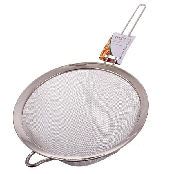 Appetito Stainless Steel 23cm Mesh Strainer Home/Kitchen Food Cooking Tool