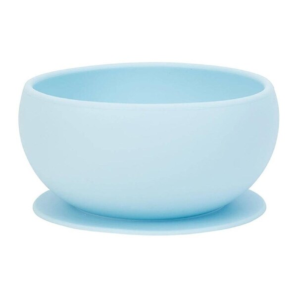 Annabel Trends Silicone Kids/Child Self Feeding Suction Bowl 11.5cm Iced BLU