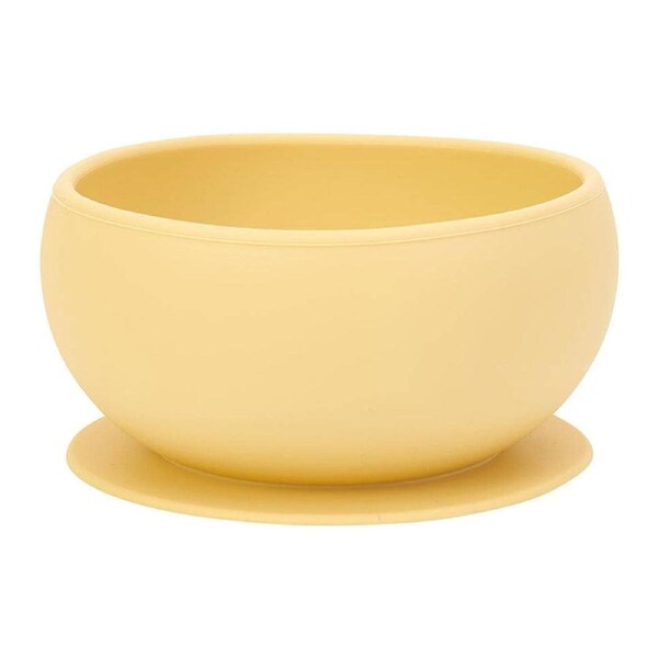Annabel Trends Silicone Kids/Child Self Feeding Suction Bowl 11.5cm Lemon