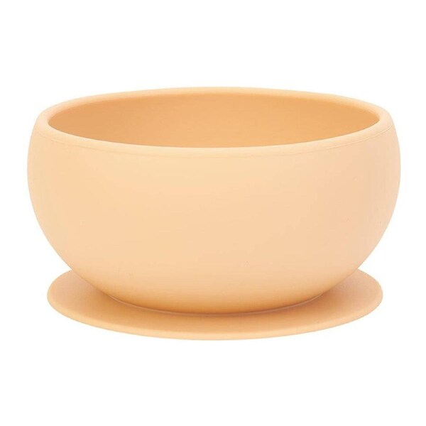Annabel Trends Silicone Kids/Child Self Feeding Suction Bowl 11.5cm Caramel