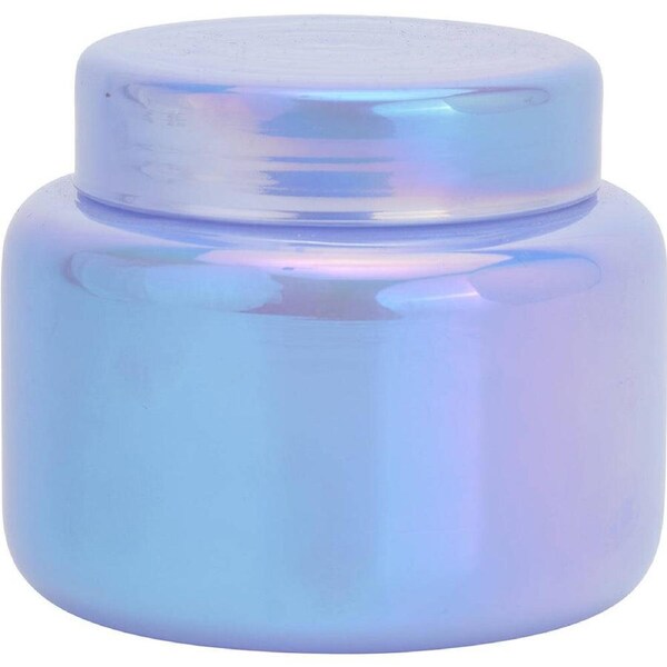 Annabel Trends Glass Opal Jar Home/Bathroom Storage Organiser Sml Periwinkle