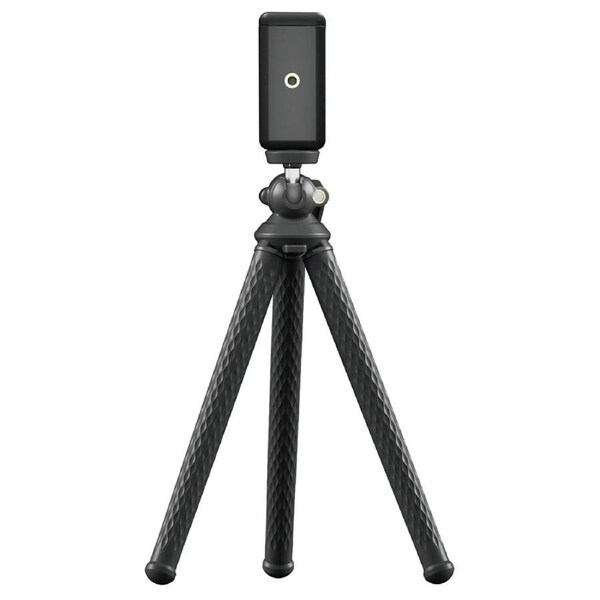 FireFly FFT-F1C Flexible Camera Tripod w/ Removable Smartphone Holder Black
