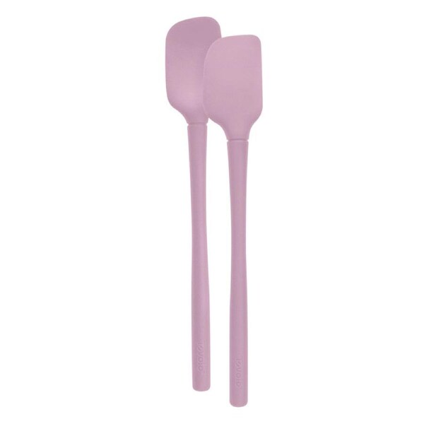 2pc Tovolo Flex-Core All Silicone Nylon Mini Spatula/Spoonula Pink Sorbet