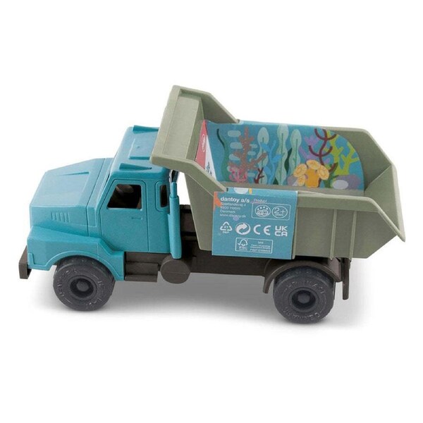 Dantoy Blue Marine Little Dump Truck 15cm Kids/Children Sand Pit Toys 2y+