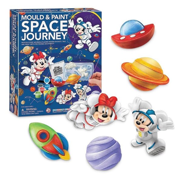 4M Mould & Paint Disney Space Journey Kids/Children Activity Craft Kit 5y+