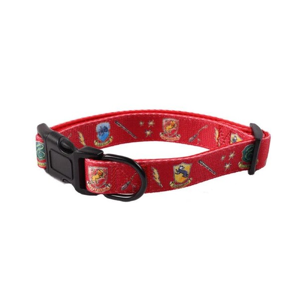 Harry Potter Animal Pet Dog Collar Neck Strap 33-52cm Adjustable Large Red