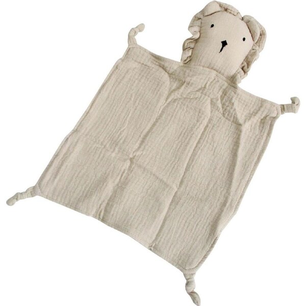 LVD Cotton Lion Blankie Baby/Toddler Comforter Security Blanket 30cm Stone