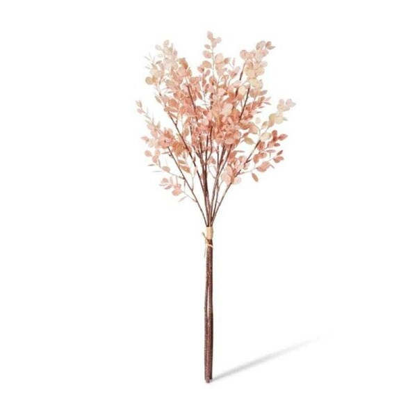 E Style 72cm Plastic Eucalyptus Decor Bundle Artifical Plant Dusty Pink