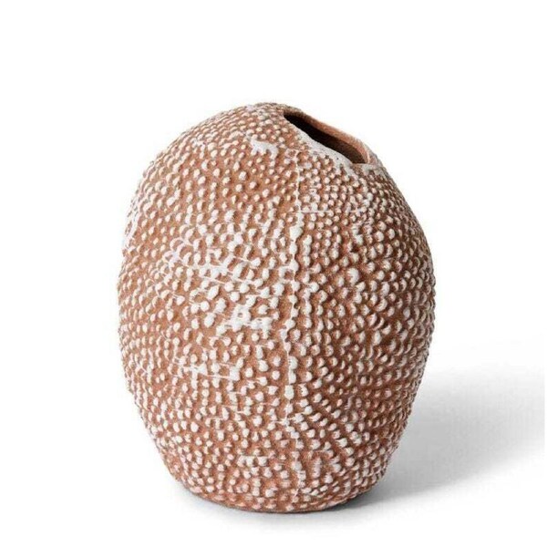 E Style Julane 20cm Ceramic Plant/Flower Vase Tabletop Display Decor Brown