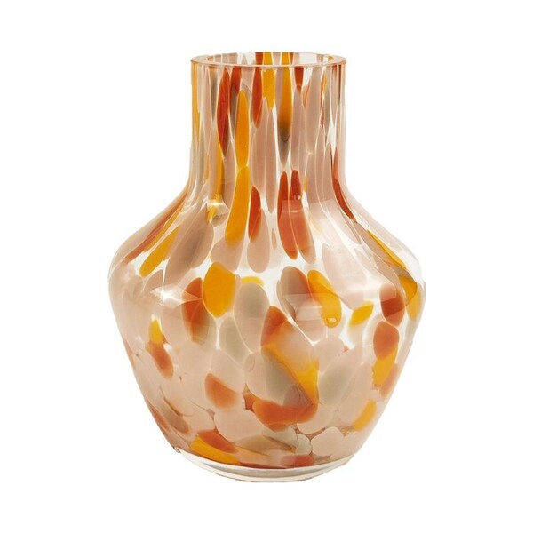 Urban Jaslyn Speckle 11cm Glass Flower Vase Home/Office Decor Table Display Pot