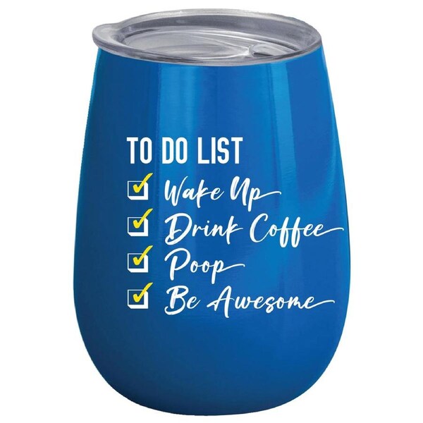 To Do List 360ml Stainless Steel Double Walled Tumbler Insulated Cup/Mug