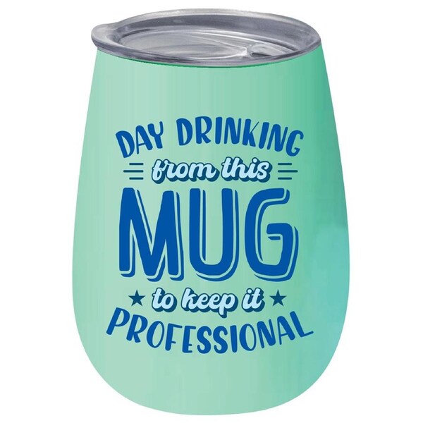 Day Drinking 360ml Stainless Steel Double Walled Tumbler Insulated Cup/Mug