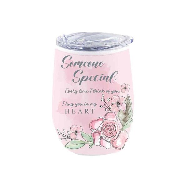 Someone Special 360ml S/Steel Double Walled Tumbler Insulated Cup/Mug Pink