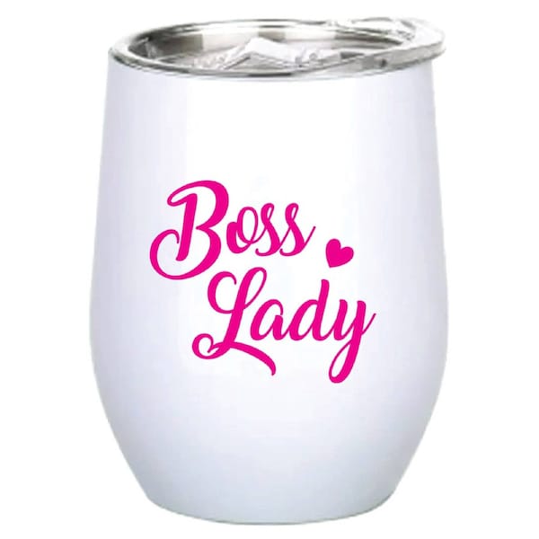 Boss Lady 360ml Stainless Steel Double Walled Travel Tumbler Insulated Mug