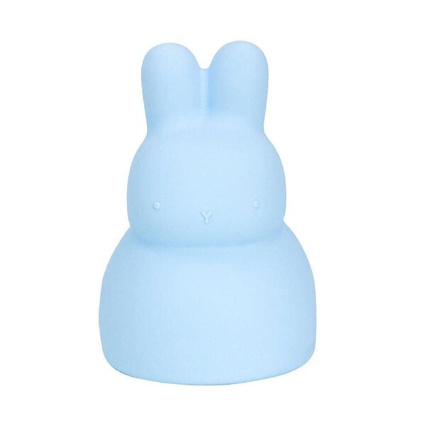 Annabel Trends Silicone Soft Bunny Piggy Bank Coin Slot 15x10.5cm Iced Blue