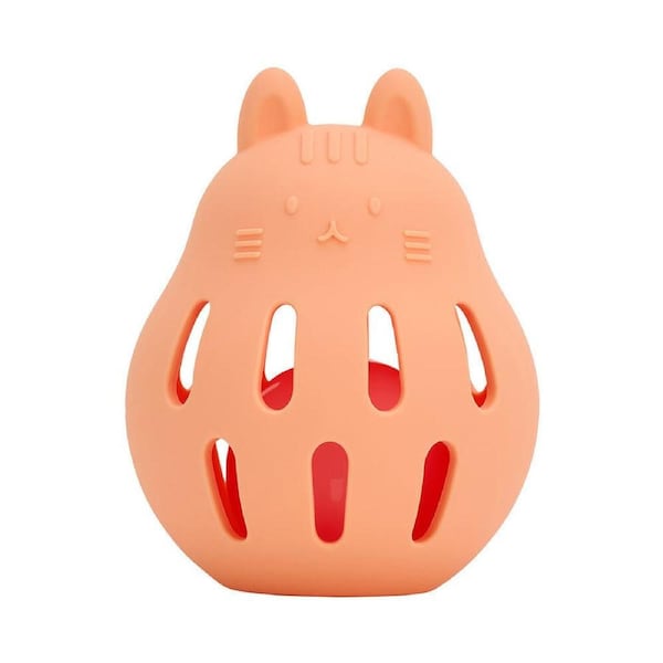 Annabel Trends Silicone Roly Rattle Baby/Toddler Sensory Fun Play Toy Cat